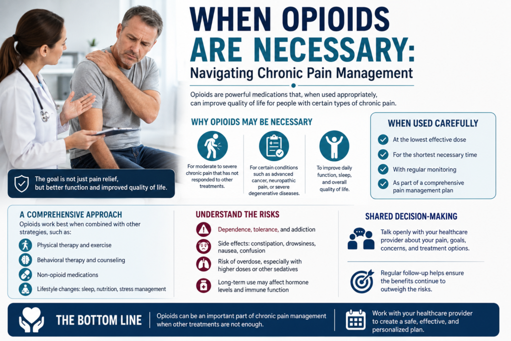 When Opioids Are Necessary: Navigating Chronic Pain Management
